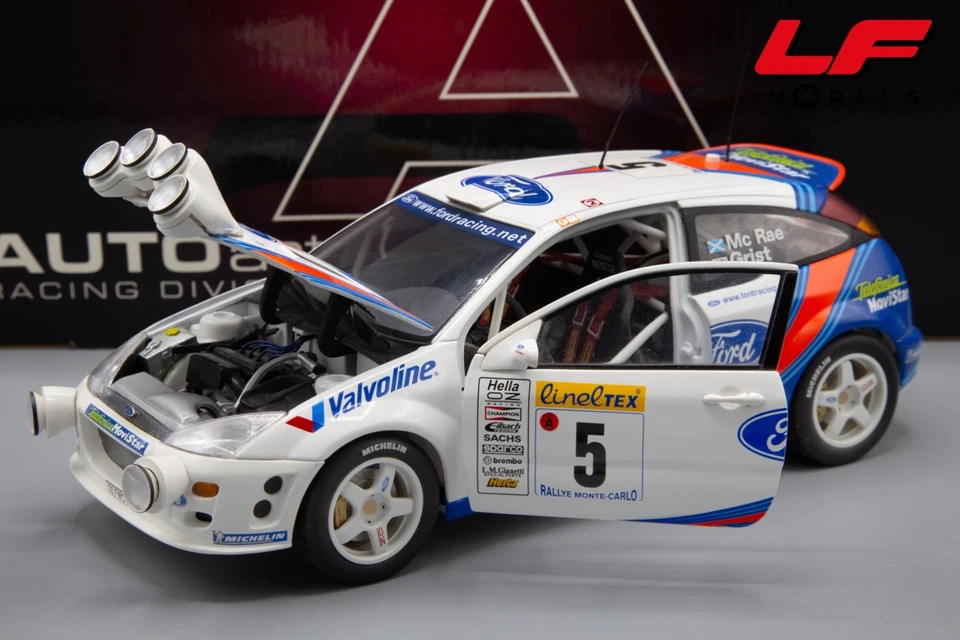 1:18 Ford Focus WRC Rallye Monte-Carlo 2000 Mc Rae - Autoart - Immagine 3 di 4
