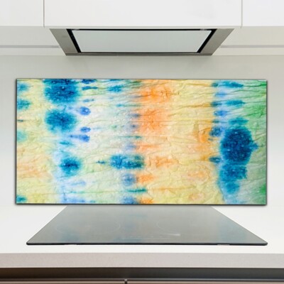 Kunst Bild Wohnkultur Malarei Aquarell Küchenrückwand Spritzschutz Glas 120x60