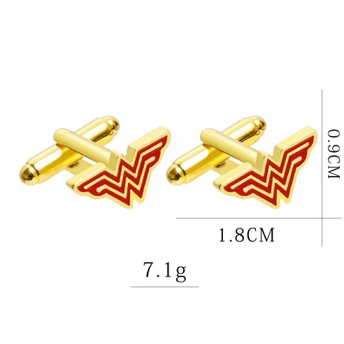 Mens Super Hero Movie Fun Party Shirt Cufflinks Stainless Fashion Novelty Gift - Picture 109 of 110