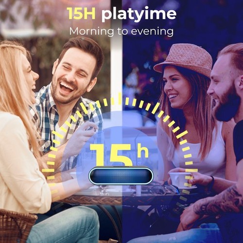 ELEHOT Portable Bluetooth Speakers True Wireless Stereo and Multi-Color Change   - Bild 4 von 8