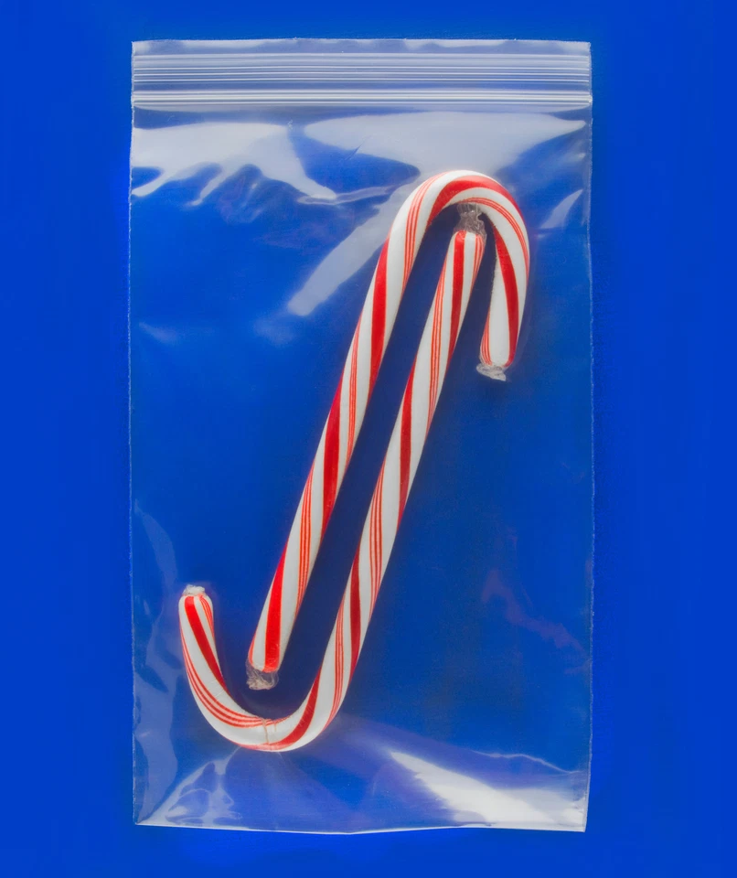 4x3 2 MIL CLEAR ZIP CLOSURE - Resealable - POLY BAGS ZIP LOCK BAGS 1000/CS - Image 2 of 3