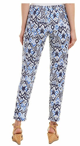 Lily Pulitzer comfy Lola Pant Beckon Blue stretchy waist XS NWT - Picture 5 of 11