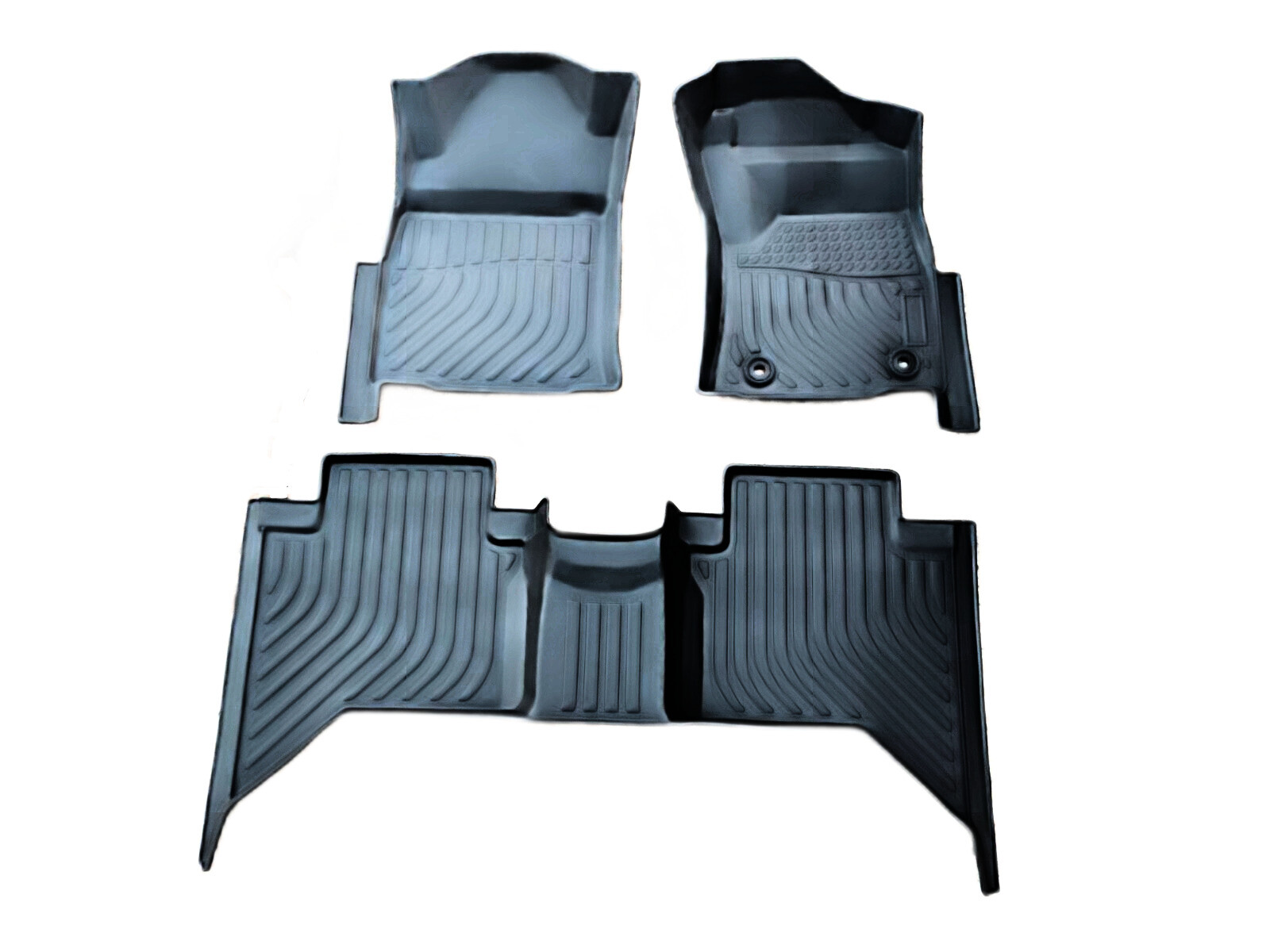 Car Mats for Toyota Hilux Double Cab Manual 2016-2021  3D/5D moulded TPE Rubber
