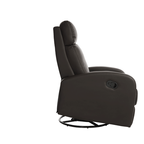 Fernsehsessel MCW-A54 Premium, Schaukelstuhl Wippfunktion, Kunstleder braun - Bild 2 von 6