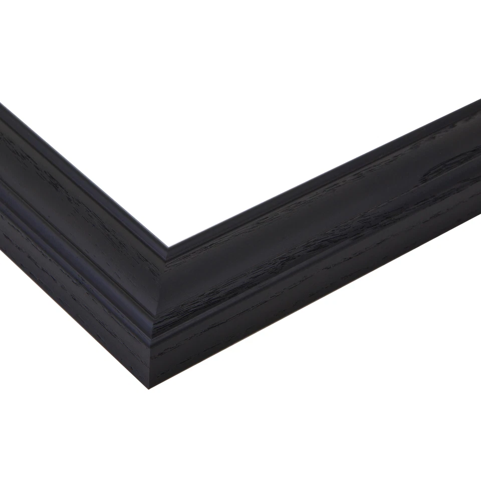 ArtToFrames Custom Picture Poster Frame Black Galleria Noir 1.25" Wide MDF - Image 2 of 4