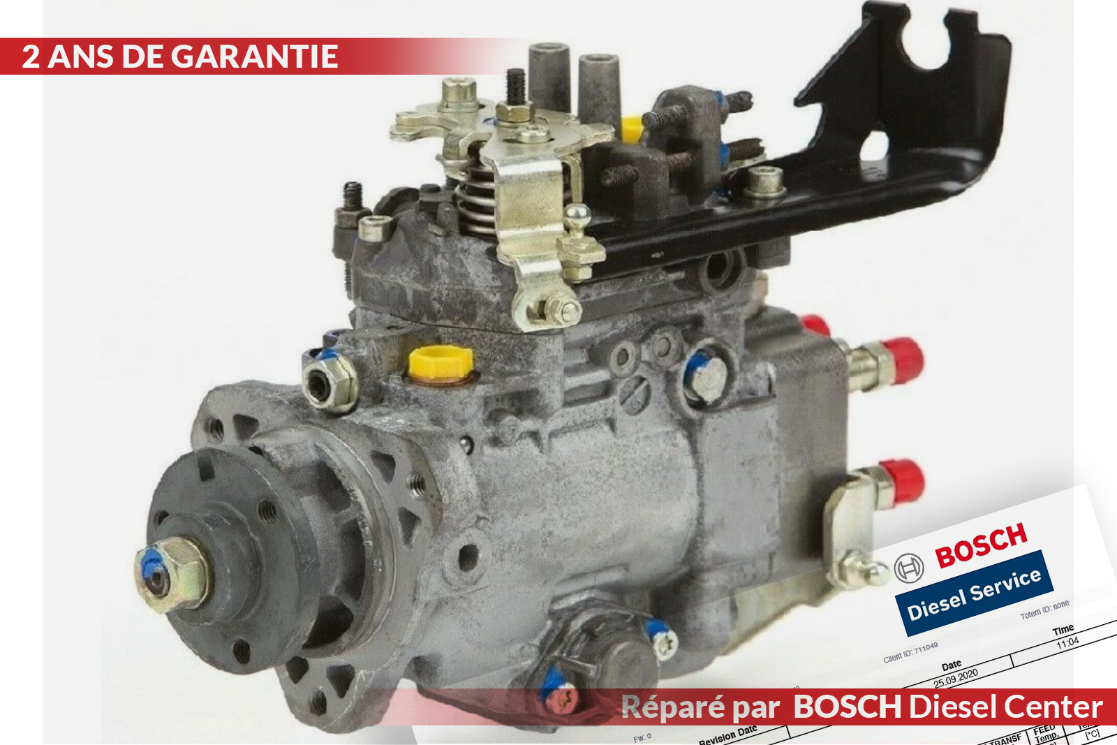 POMPE D'INJECTION  VW 1.9 TDI T4 ABL 0460494417 028130115L Echange standard