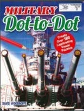 military dot-to-dot: create over 180 capitvating visual puzzles - VERY GOOD