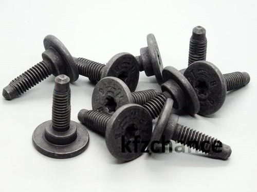 5x Torx Schrauben T-30 Mit Blechmutter M6 Für FIAT LANCIA CITROEN