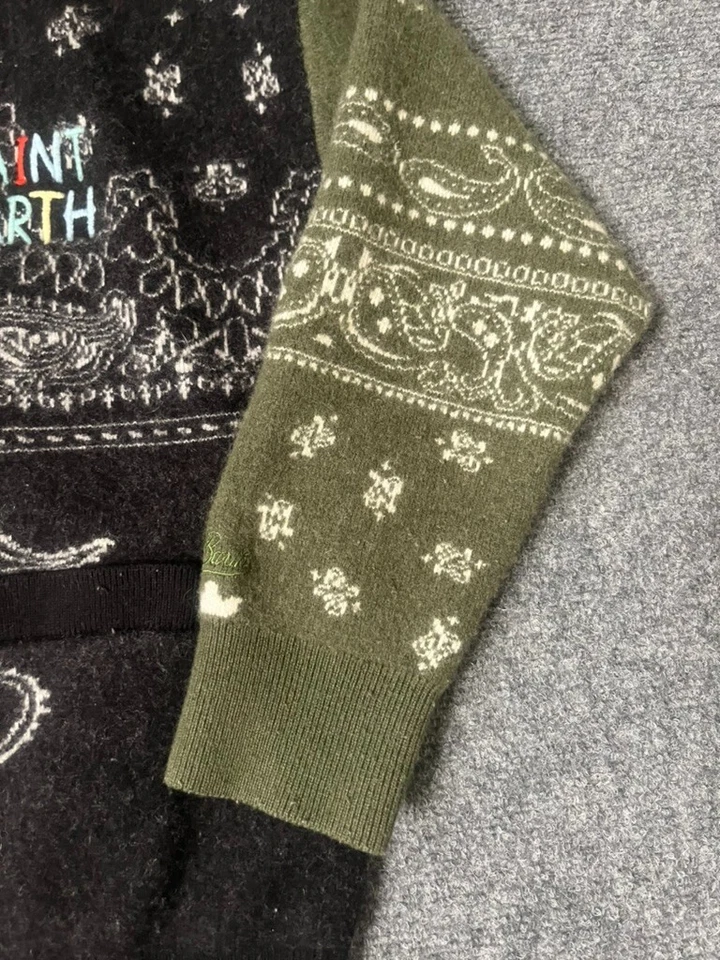 MC2 St Barth Suéter Cárdigan Cachemira Italiana Italia Milán Color Medio Bloque Foto 4 de 4