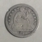 1856  Seated  Liberty Half Dime - FREE US SHIPPING cd -