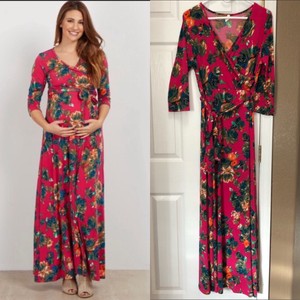 pink blush maxi dress