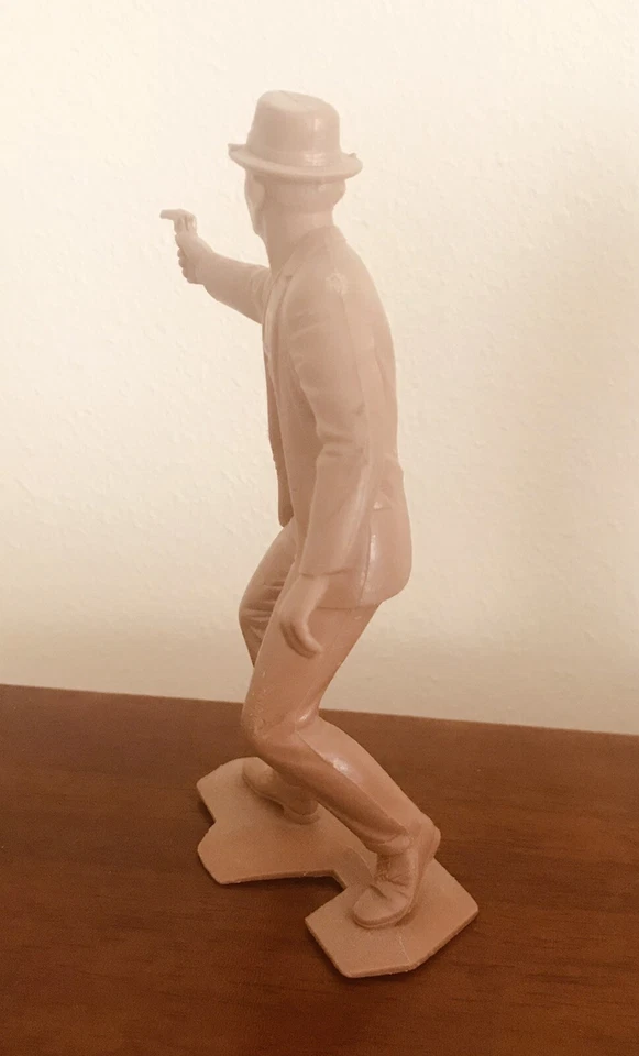 Boneco de ação vintage 1966 The Man from Uncle Brown brinquedo Marx nº 3 - Imagem 2 de 4