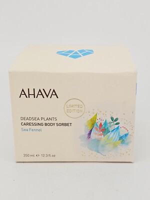 Ahava Deadsea Plants Caressing Body Sorbet Sea Fennel Limited Edition 12.3 oz