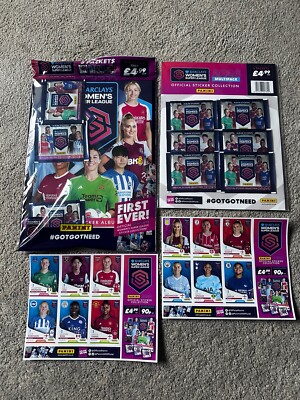 Panini 2024 Women s Super League WSL Sticker Starter Pack & Multipack & Blätter