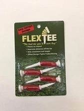 Flex Tees Offset Driver Golf Tees, Pack of 4 tees, 3 Inches Tall, NEW