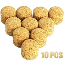 10pcs Wooden Cork Knocker Cork Stopper Tobacco Pipe Carbon Layer Cleaning Tool