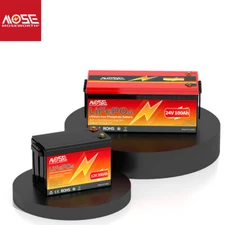 36V 24V 12V 60Ah 100Ah 200Ah 300Ah LiFePO4 Lithium Battery BMS RV Solar Marine