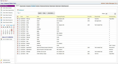 #ad #ad MS Access Based Sales Manager CRM Software Use As Is or Customizable $199.00
