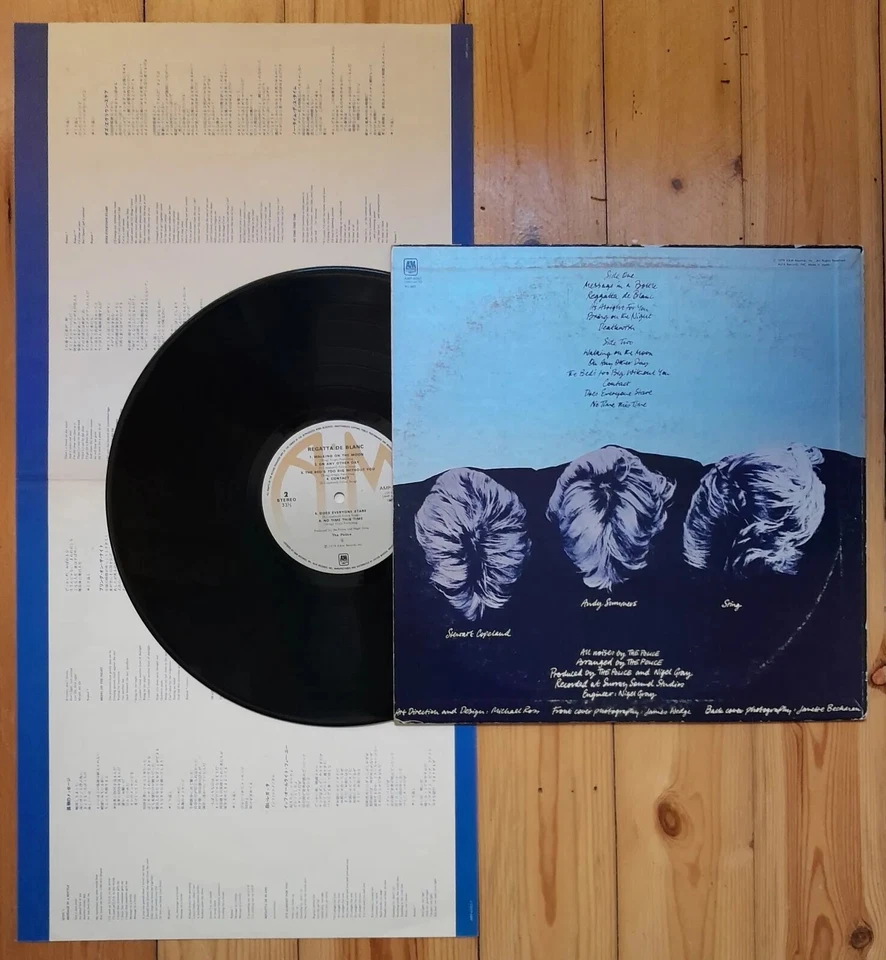 THE POLICE Reggatta De Blanc LP | 1979 Japanese Promo, title misspelled on label - Bild 2 von 2