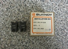 New Burndy W-K38 WK38 Index K3/8 W-Die Hydraulic Crimper Crimping Dies Die Set