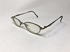 TURA TE439 COP Eyeglasses Frame Japan 49-17-135 Brown Polished BM67