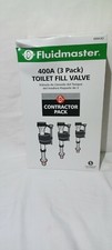 Fluidmaster 400ACN3 Toilet Fill Valve 3 Pack