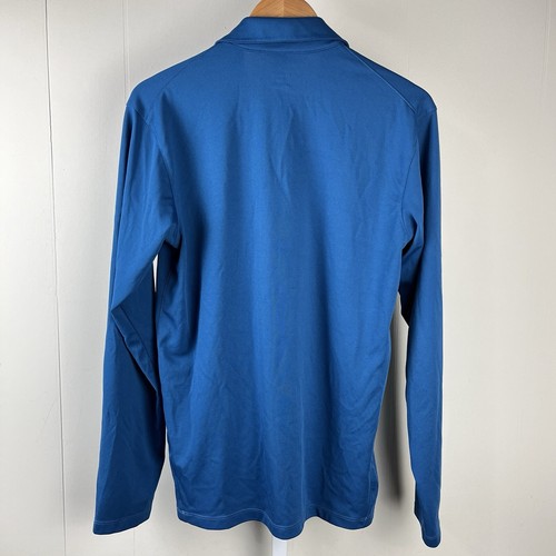 Patagonia Half Zip Pullover Shirt Mens Medium Blue Performance Long Sleeve - Picture 5 of 6