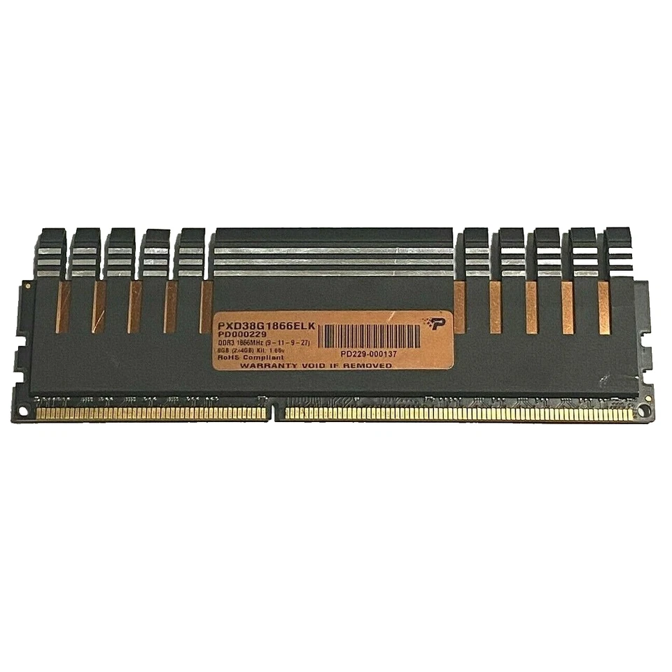 Patriot Viper Xtreme 4GB RAM (1x4GB) PC3-14900 DDR3-1866 SDRAM PXD38G1866ELK  - Image 2 of 3