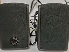 ASI AUDIO TECHNOLOGIES GEMPU1-1G COMPUTER USB STEREO BLACK 2-PIECE SPEAKERS