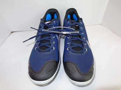 Size 13 Nike Alpha Huarache Elite 3 Low Baseball Cleats CK0746-403 Navy Black Nike Alpha Huarache Elite 3 Low Baseball Cleats Navy Mens  main image 3