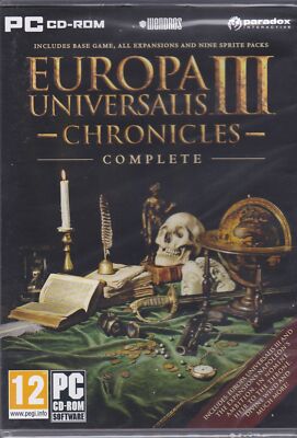 PC Game Europa Universalis Iii - Chronicles Complete (UK IMPORT) Game NEW
