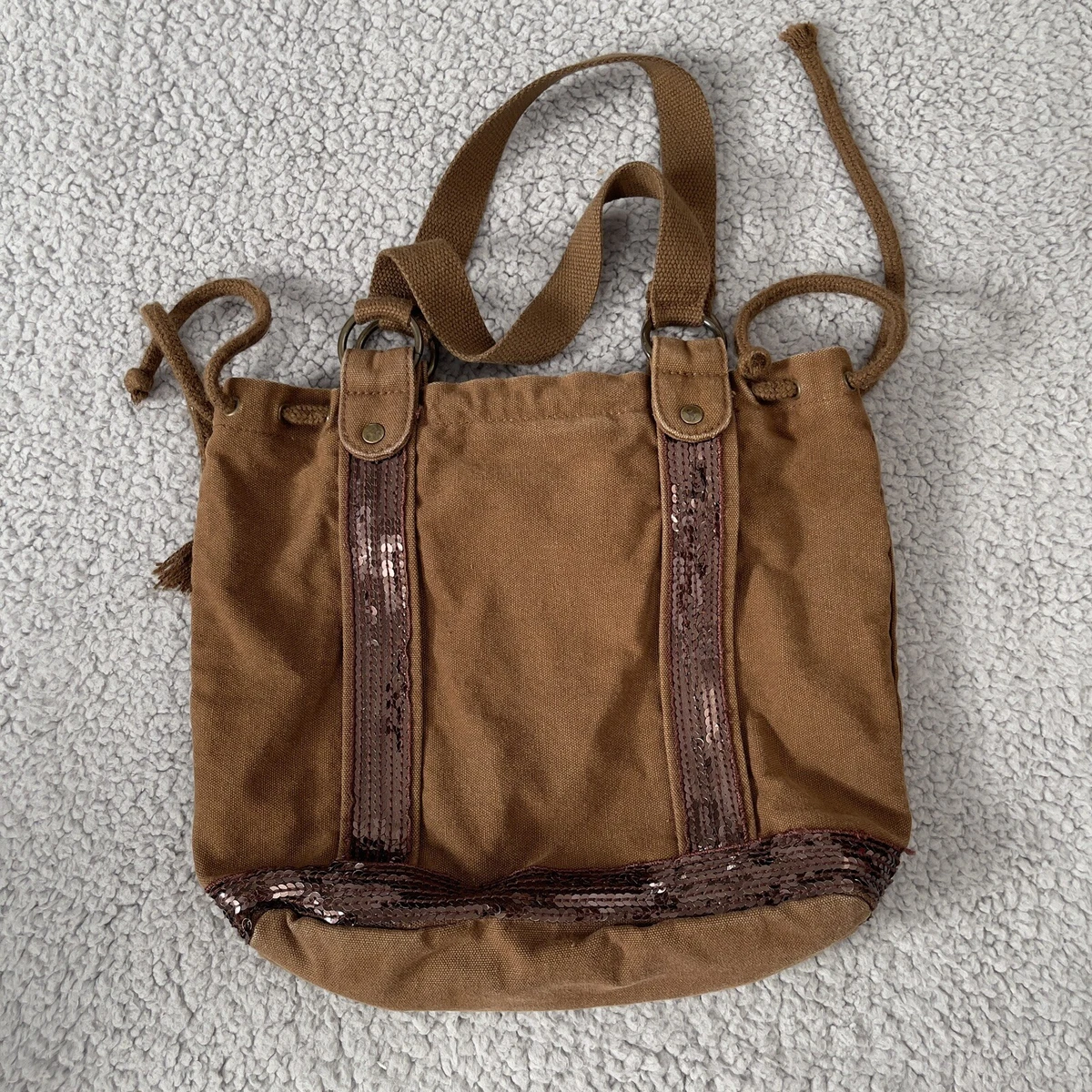 GAP Purse Y2K Mini Purse Shoulder Bag Gap Kids Brown Mini Tote Bag