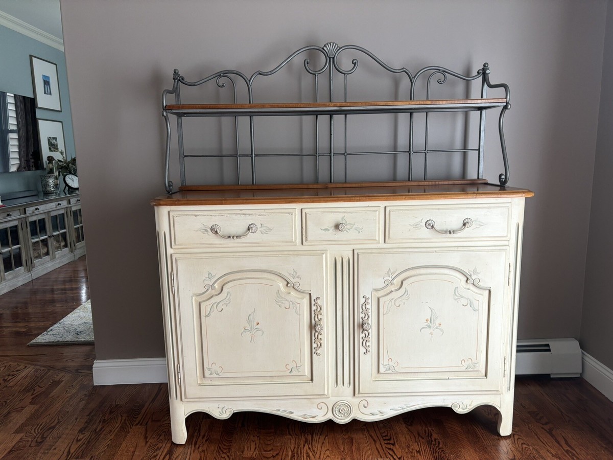 ETHAN ALLEN サイドチェスト Ethan Allen Painted Legacy Country French Sideboard Buffet Bakers