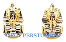Pharaoh Earrings New Post Style King Tut Egyptian Positive Spirit