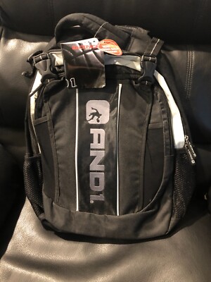 AND1 Black Basketball Backpack  with front ball pocket new