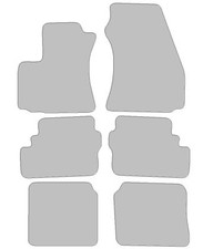 Fußmatten-Set für Opel Zafira A (1999-2005) Hit anthrazit