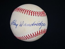RAY DANDRIDGE SIGNED OFFICIAL NATIONAL LEAGUE BASEBALL W/ PSA COA