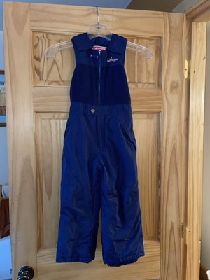 Snozu Bib Snowsuit Kids Unisex 5 Blue Fleece Vest Winter Pants One Piece