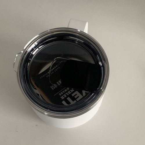New Yeti White Mug 14 oz. Stainless Steel White Cup Rambler Cover Mag Slider - Picture 5 of 8