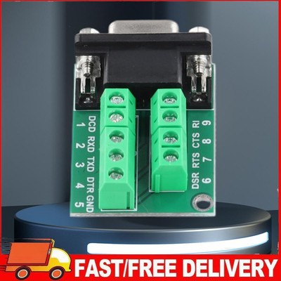 D-SUB 9Pin lötfreier Stecker Breakout Board DB9 RS232 Serieller Adapter (weiblic