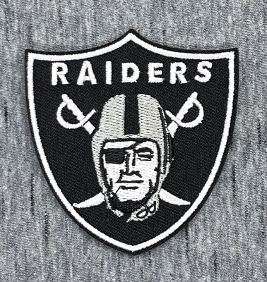 #ad #ad LAS VEGAS RAIDERS EMBROIDERED IRON ON PATCH 2.5” X 2.5” FREE SHIPPING $4.40