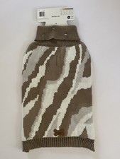 Nuevo con etiquetas Suéter Koolaburra por Ugg OWEN Mildura Perros Talla Mediana Tejido Neutro Oeko Tex