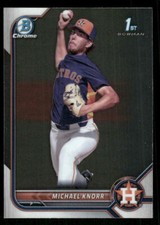 2022 Bowman Draft #BDC-120 Michael Knorr Chrome Houston Astros