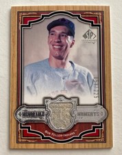 2006 SP Legendary Cuts Bob Feller Pants /299 Legendary Materials Silver #MM-BF