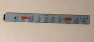 Rapala 24" Folding Fish Ruler 60cm Bump Board - Portable Measuring Tool Gray