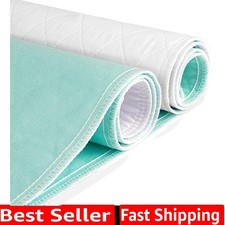 Waterproof Bed Pads Incontinence 34'' x 52'' 1 Pack Washable Reusable Bedwett...