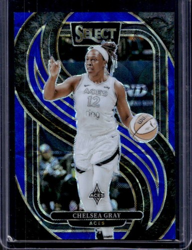 2025 Panini WNBA Select Chelsea Gray Premier Level Blue Scope Prizm #/199 Aces