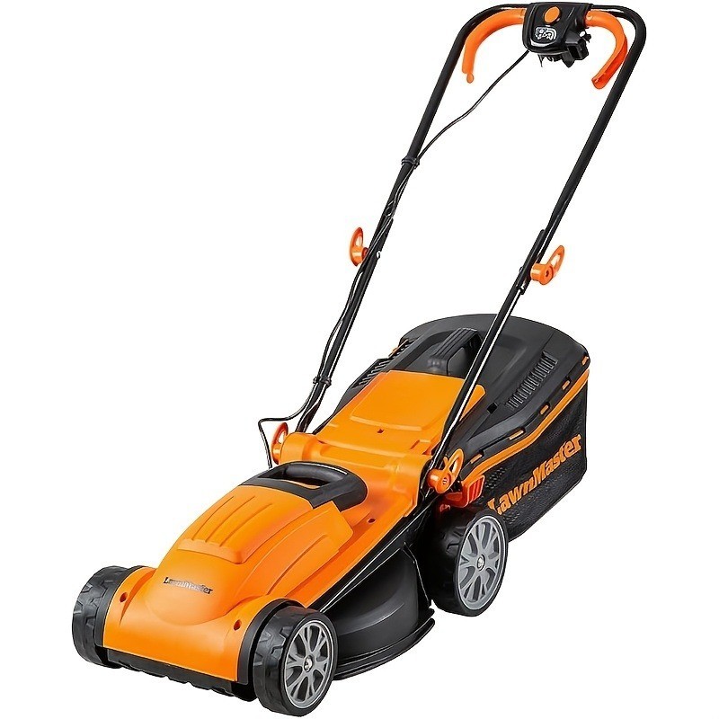 Tondeuse électrique 34cm avec bac 40L pour sublimer le jardin familial le week-end