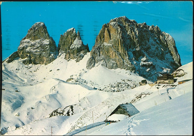 Italia - South Tyrol - Dolomiti - Passo Sella - Il Sassolungo - Albergo Maria Flora