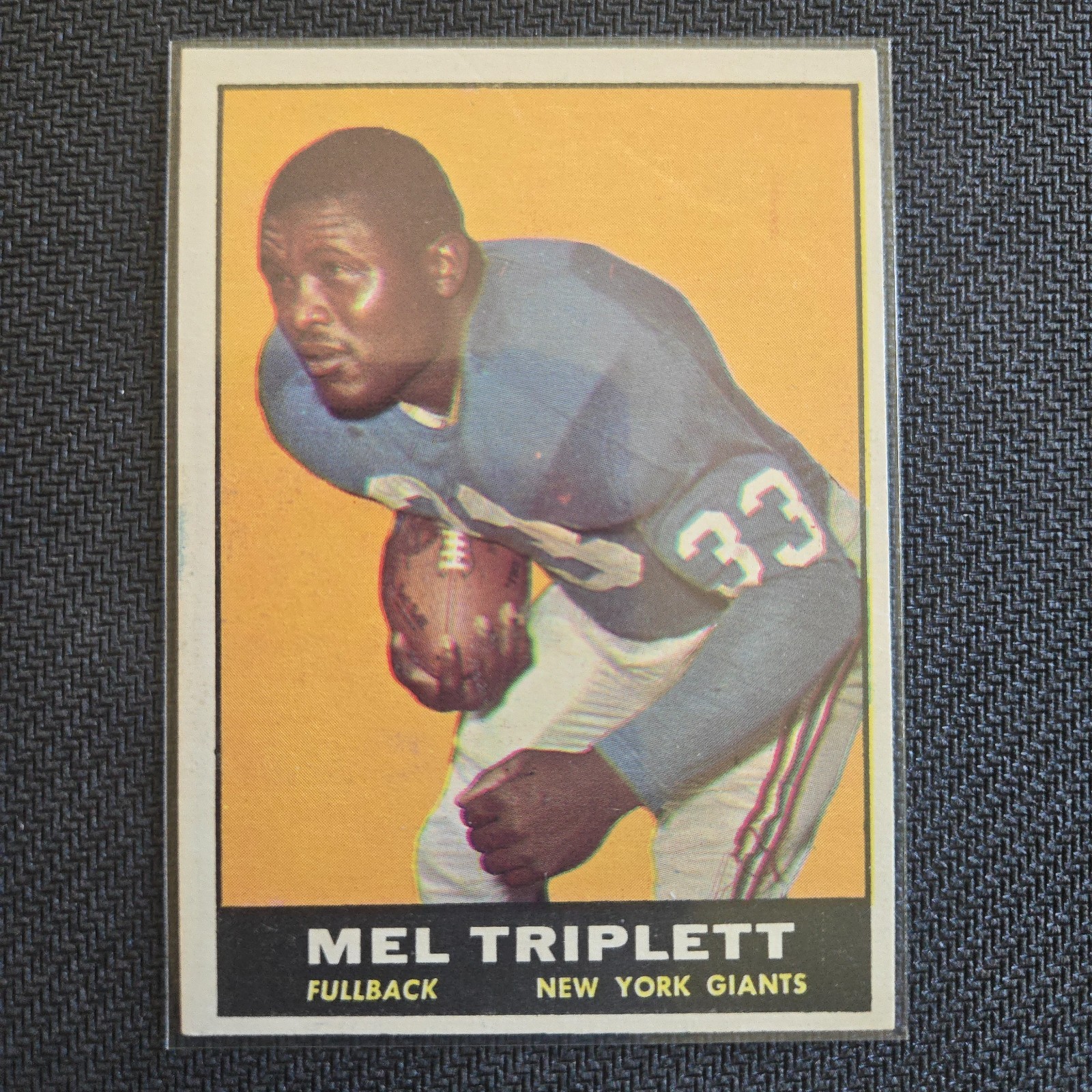 Mel Triplett #86 Football Cards 1961 Topps trading card — raw and PSA graded price guide